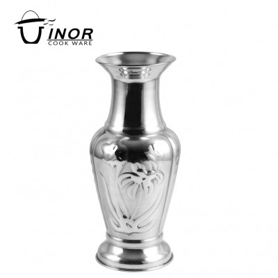 hot selling home decor stainless steel metal flower vase for wholesale